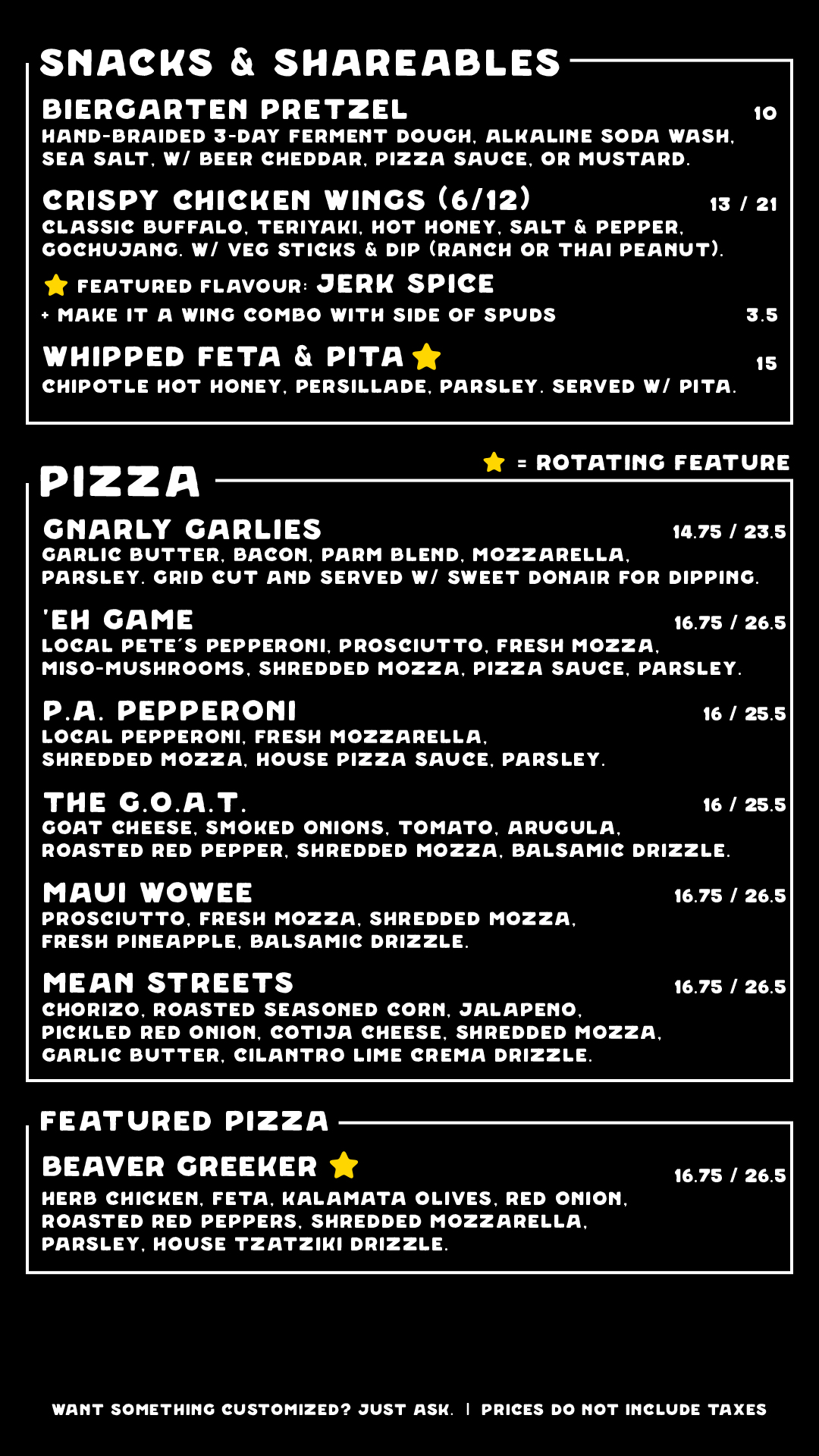 Tap List