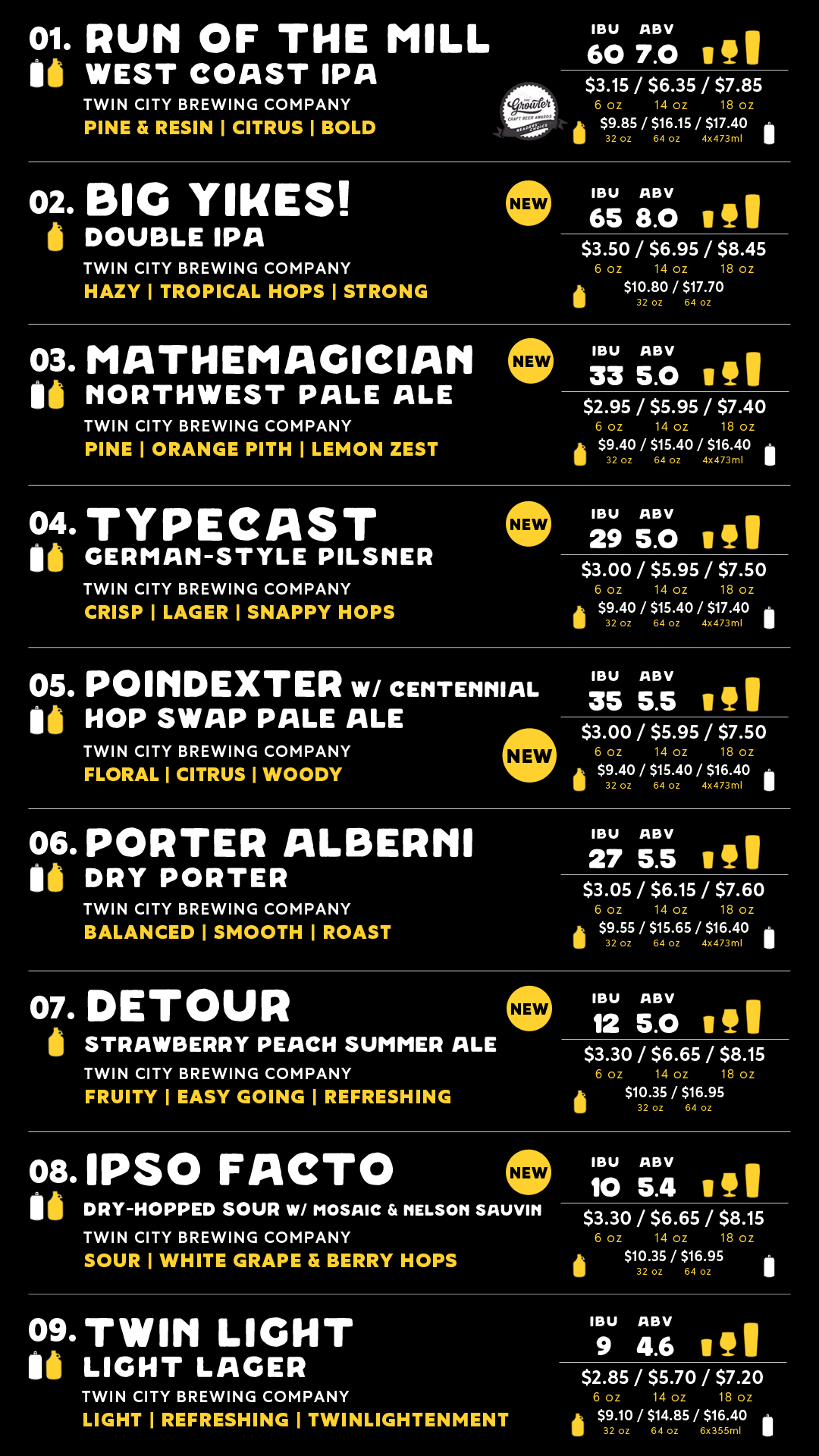 Tap List